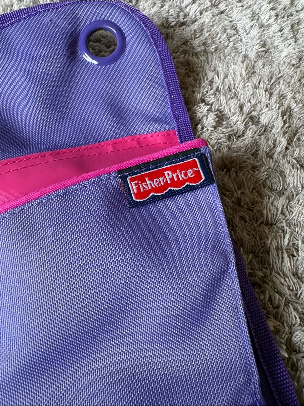 Fisher-Price Purple and Pink Hanging Pocket Organizer